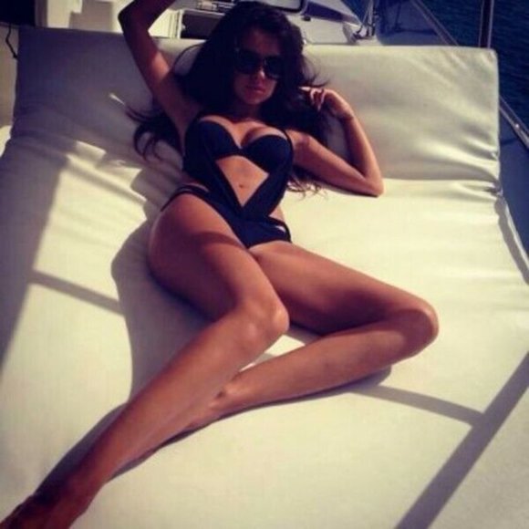 Agent Provocateur Lyssandra Black Swimsuit 36D NWT $335 - Picture 12 of 12